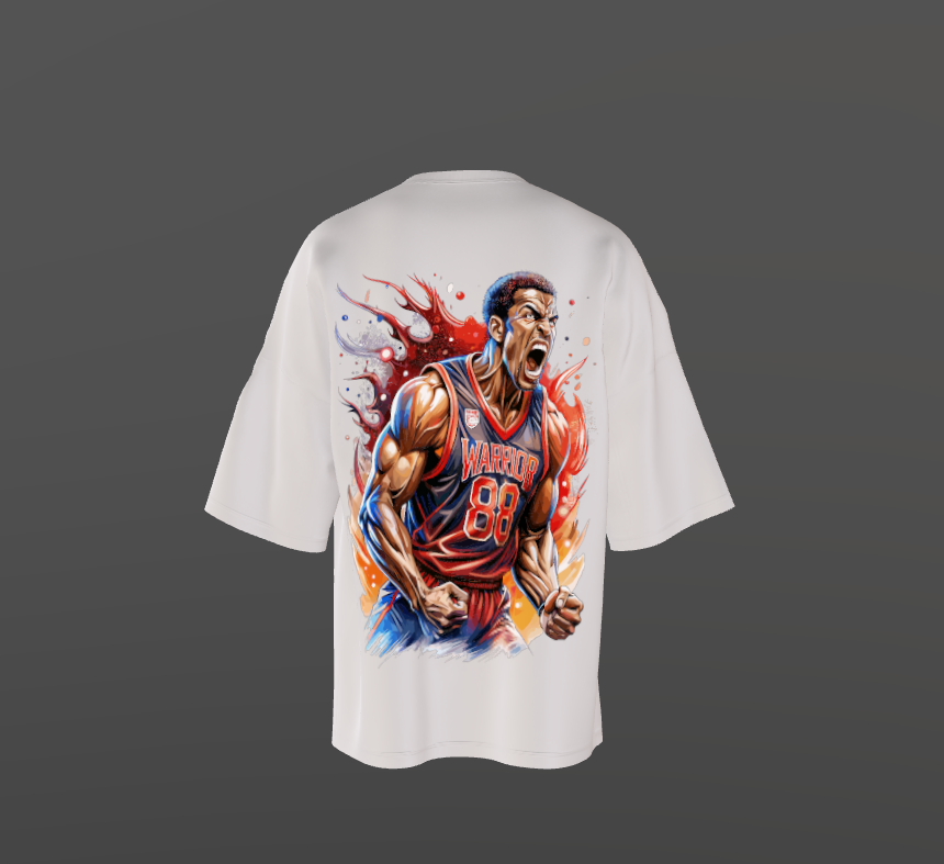 Tricou Oversized Warriors Concept