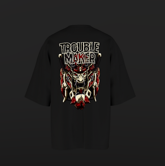 Tricou Oversized Trouble Maker Concept