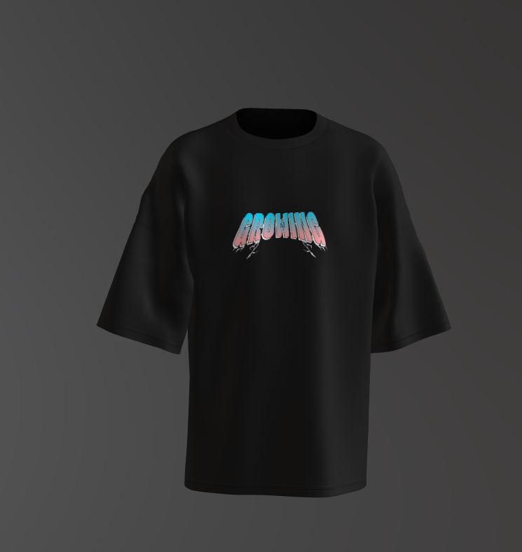 Tricou Oversized Growing Concept