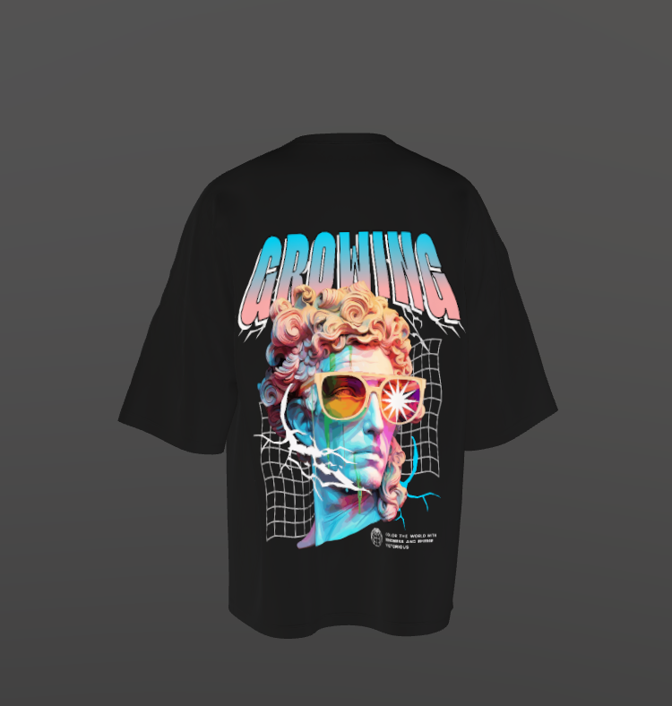 Tricou Oversized Growing Concept