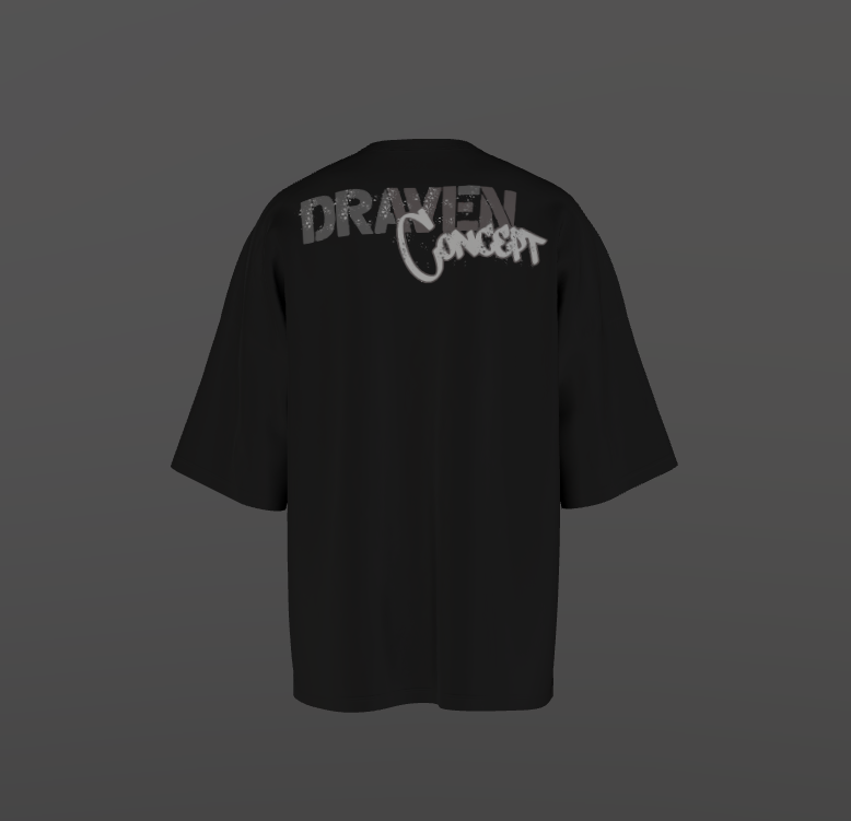 Tricou Oversized Work Hard Concept