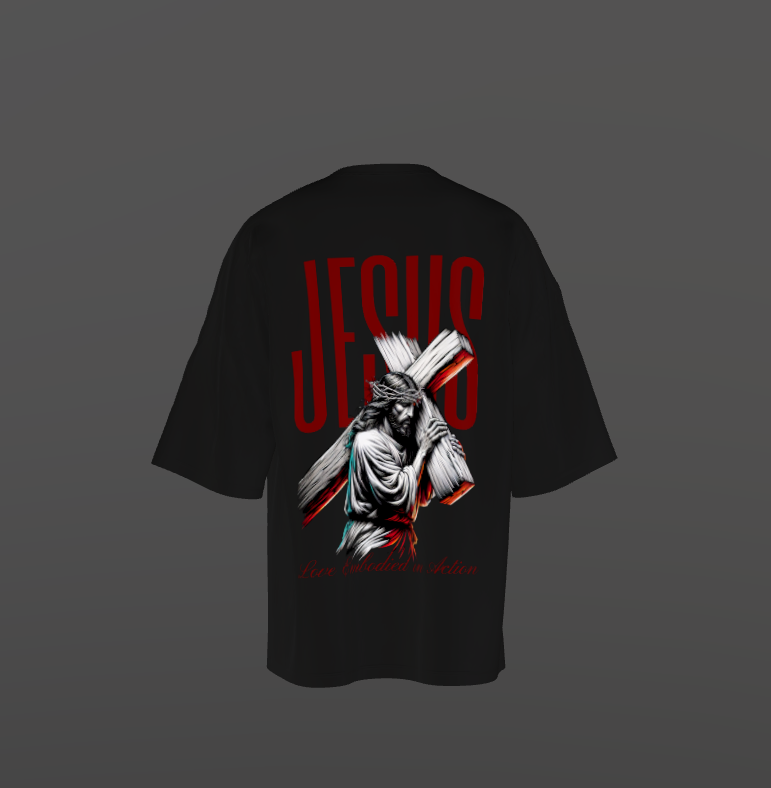 Tricou Oversized Jesus Concept