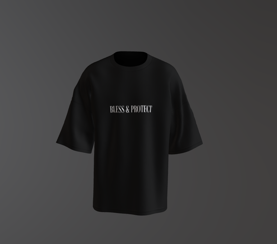 Tricou Oversized Blessed Angel Concept
