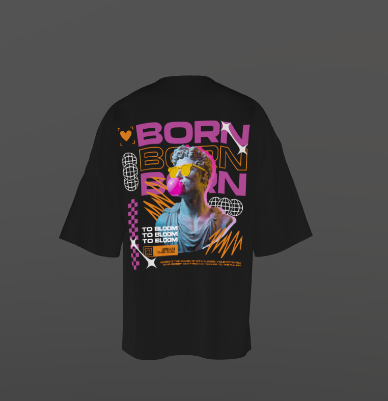 Tricou Oversized Born Concept