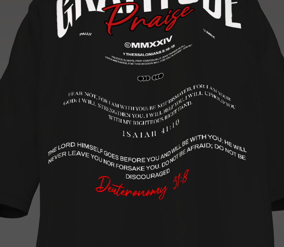 Tricou Oversized Gratitude  Concept