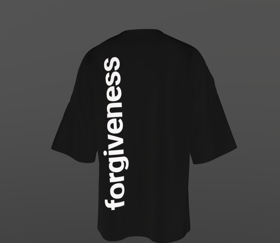 Tricou Oversized Forgiveness Concept
