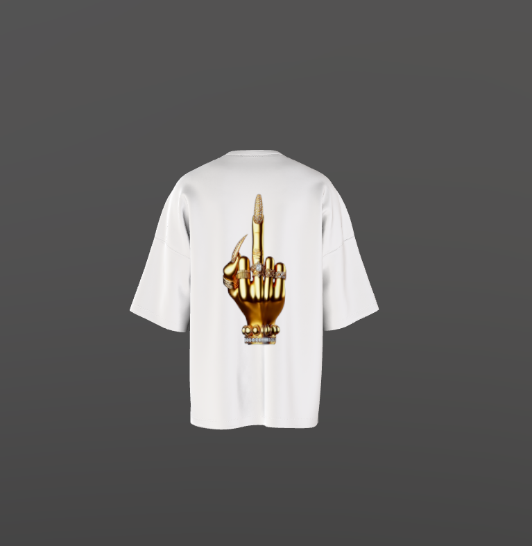 Tricou Oversized Middle F Concept