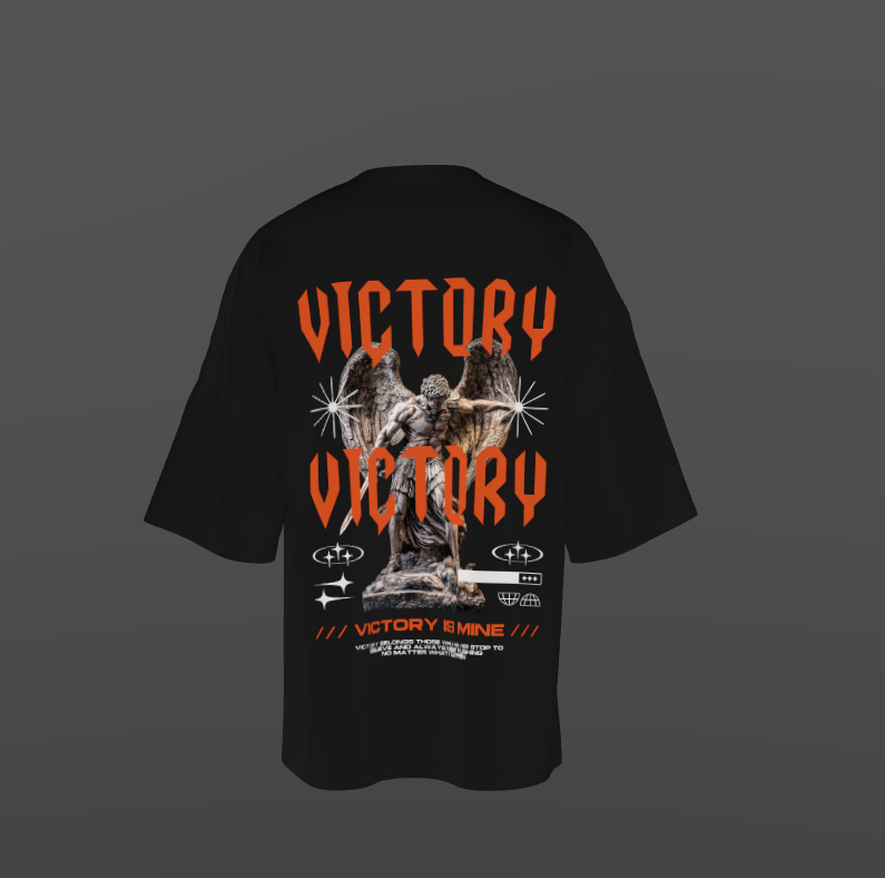 Tricou Oversized Victory Concept