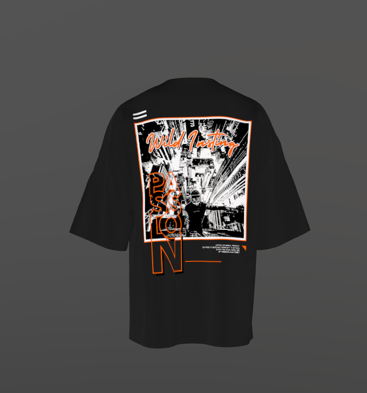 Tricou Oversized Wild Passion Concept