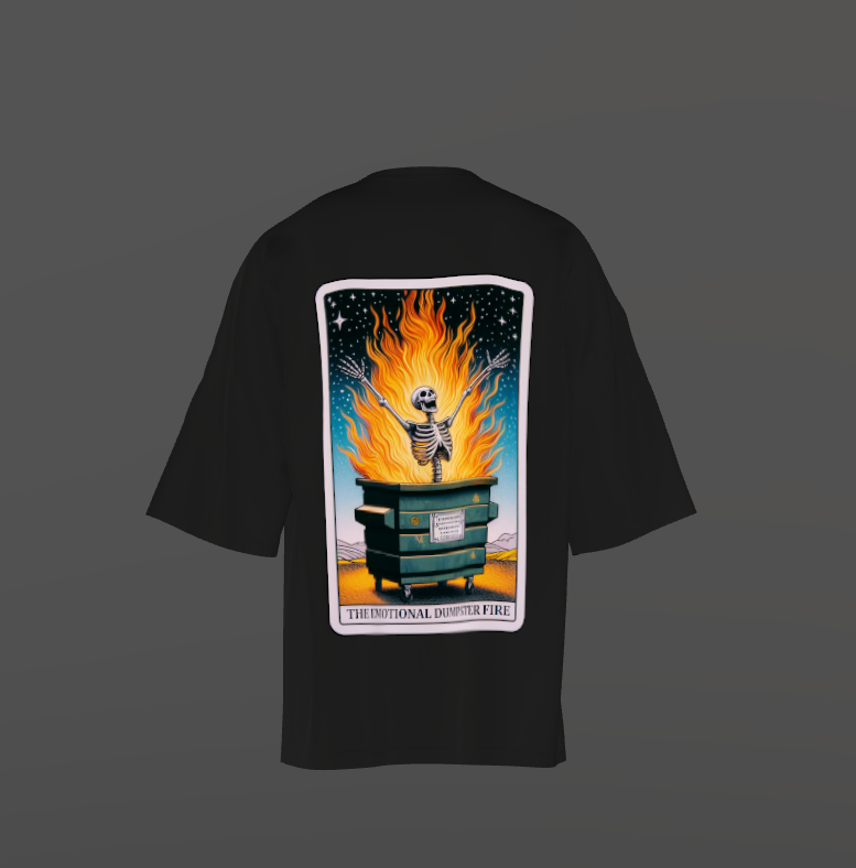 Tricou Oversized Emotional Dumpster Concept