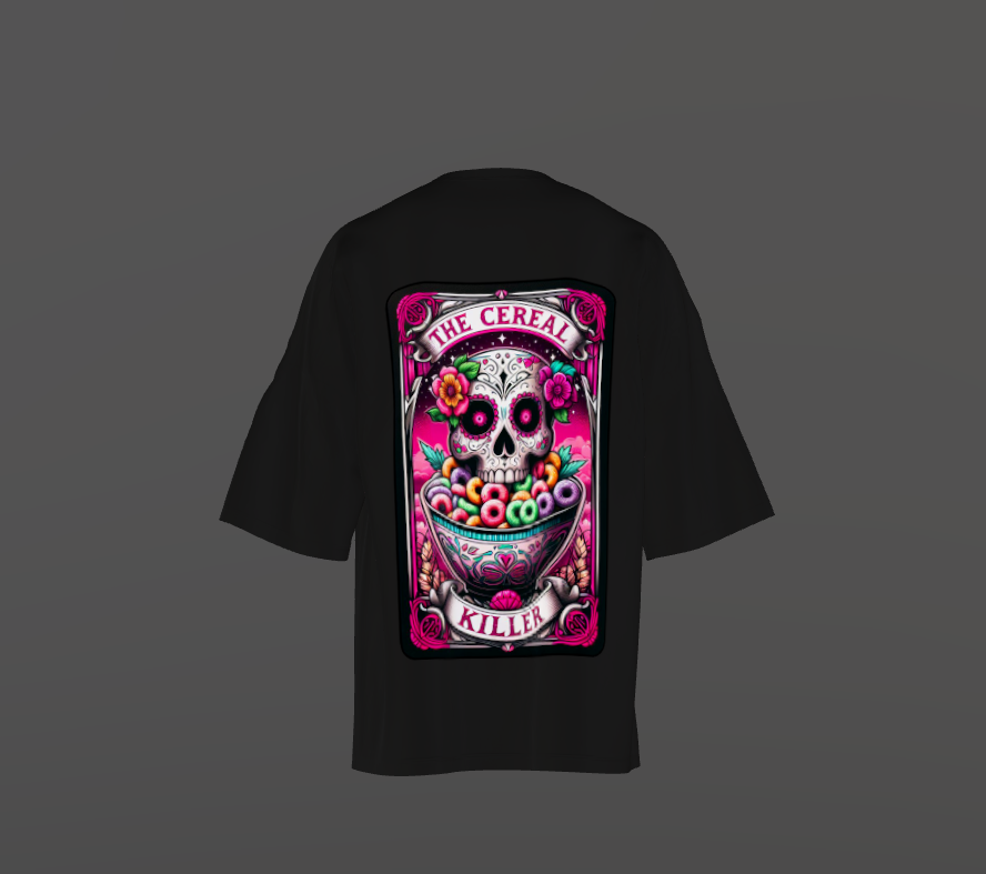 Tricou Oversized The Cereal Killer Concept