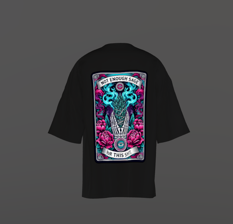 Tricou Oversized Sage Concept