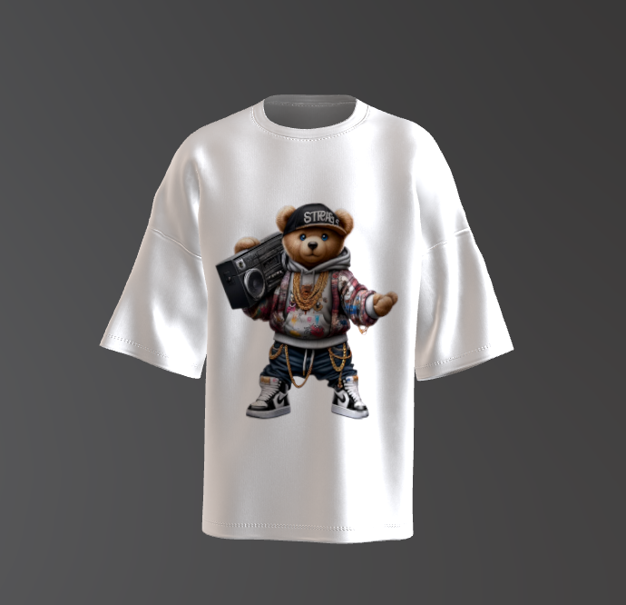 Tricou Oversized Urban Teddy Bear 6
