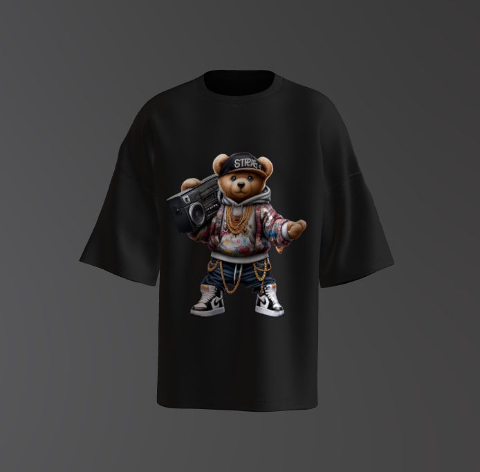 Tricou Oversized Urban Teddy Bear 6
