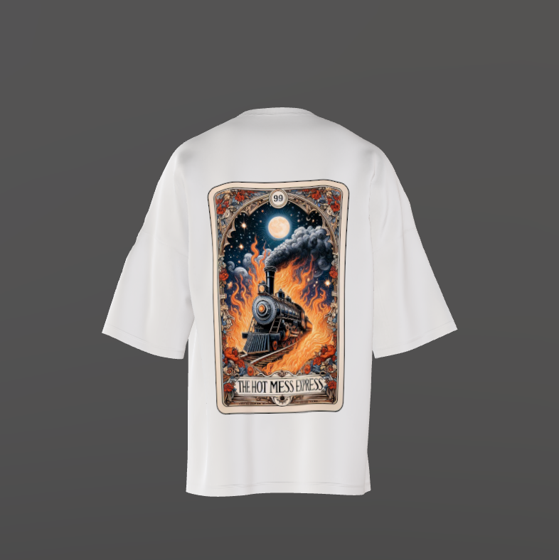 Tricou Oversized Hot Mess Concept