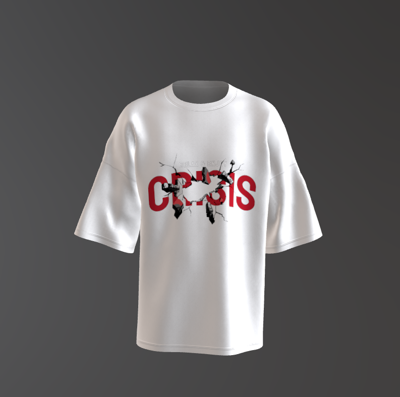 Tricou Oversized Crisis Concept