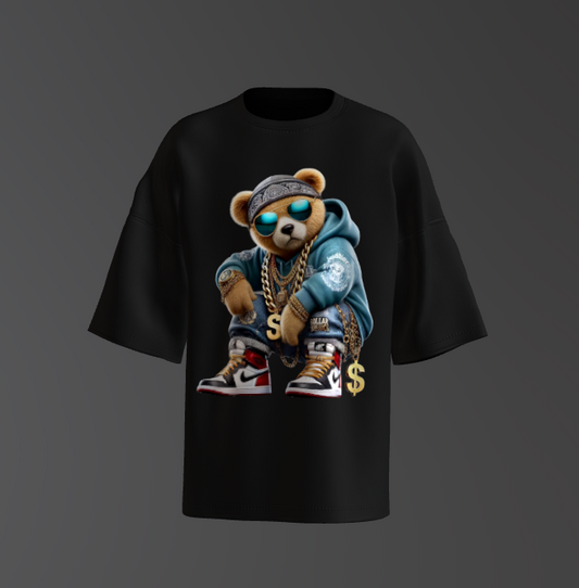 Tricou Oversized Urban Teddy Bear Concept 5