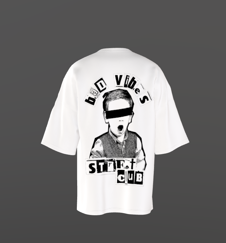 Tricou Oversized Bad Vibes Concept