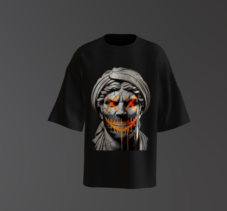 Tricou Oversized Statue Concept