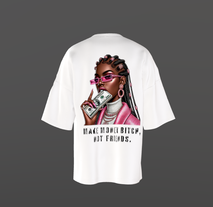Tricou Oversized Make Money Concept