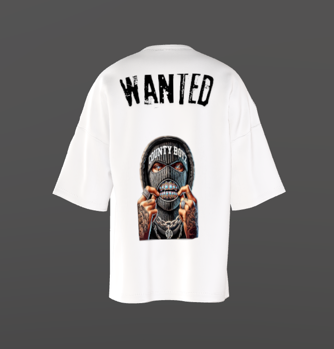 Tricou Oversized Wanted Concept
