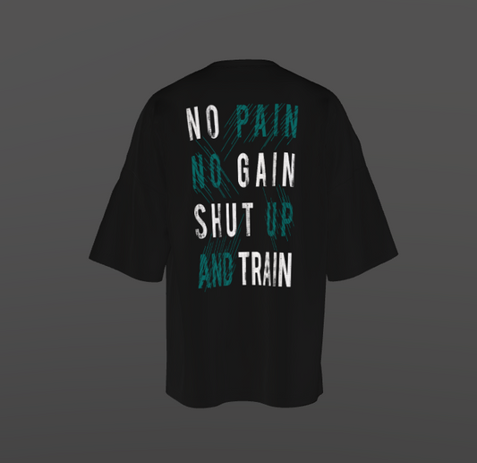 Tricou Oversized No Pain No Gain Concept