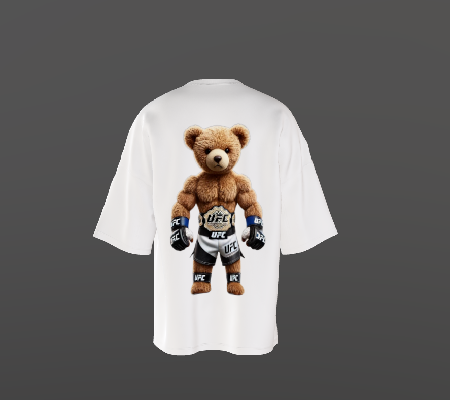 Tricou Oversized UFC Bear Concept