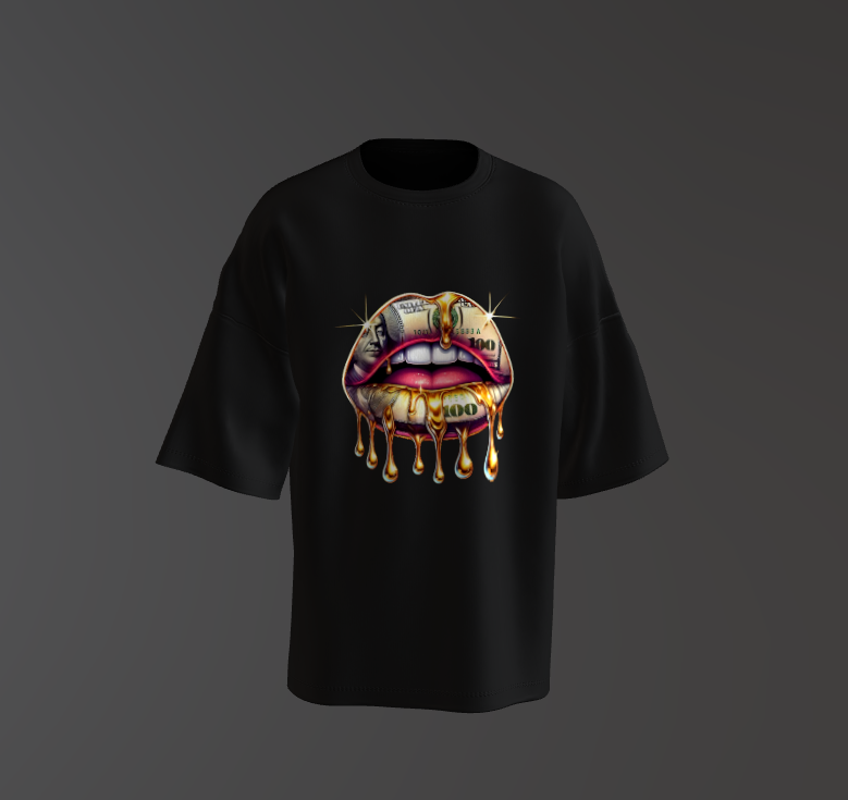 Tricou Oversized Pink Thief Concept