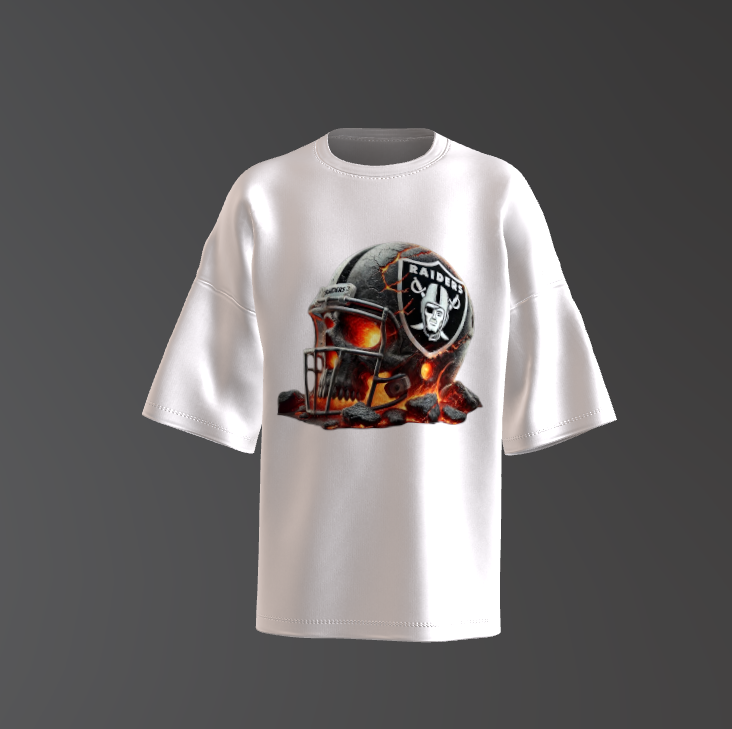 Tricou Oversized Raiders Concept