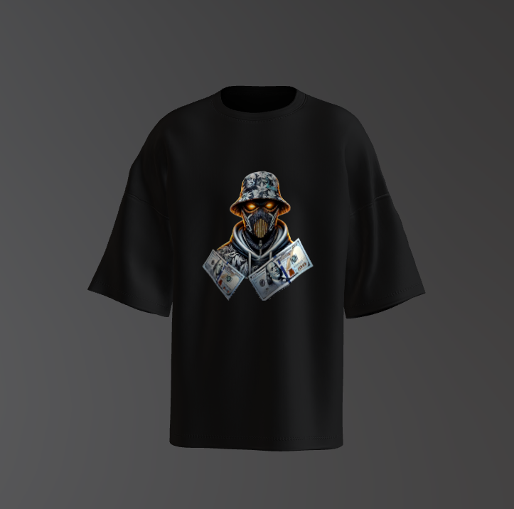 Tricou Oversized Hustler Paradise Concept