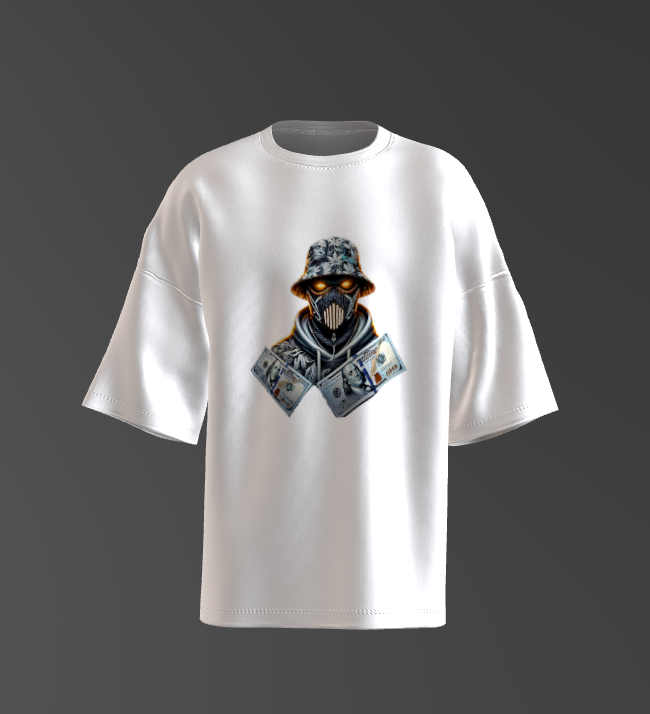 Tricou Oversized Hustler Paradise Concept