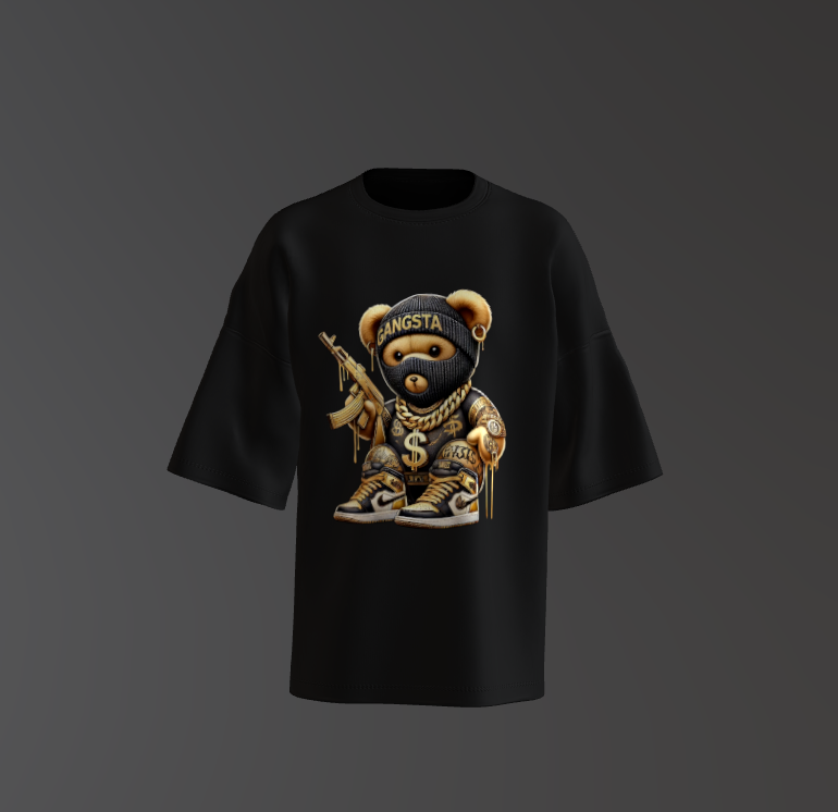 Tricou Oversized AK-47 Teddy Bear Concept