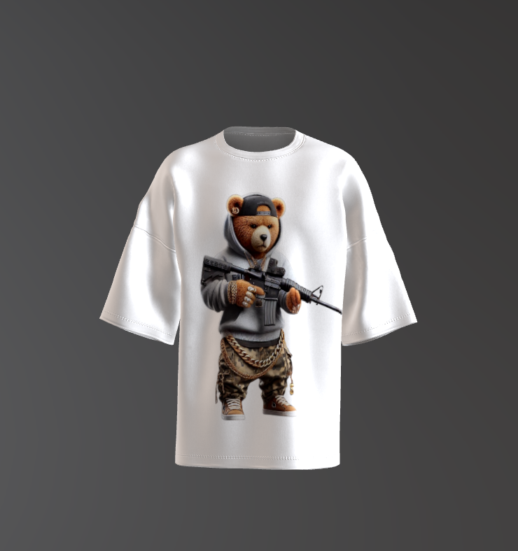 Tricou Oversized M4 Teddy Bear Concept