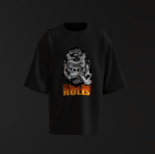Tricou Oversized Break Rules Concept