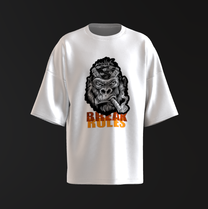 Tricou Oversized Break Rules Concept
