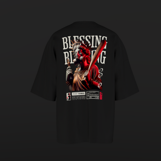 Tricou Oversized Blessed Concept