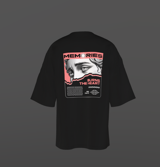 Tricou Oversized Memories Concept