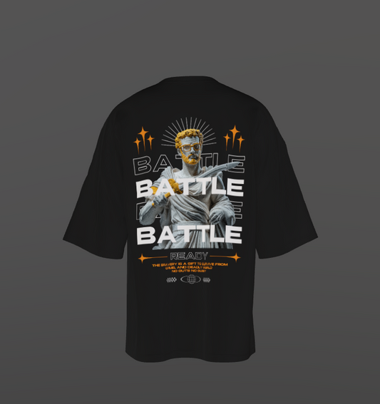Tricou Oversize Battle Concept