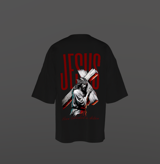 Tricou Oversized Jesus Concept