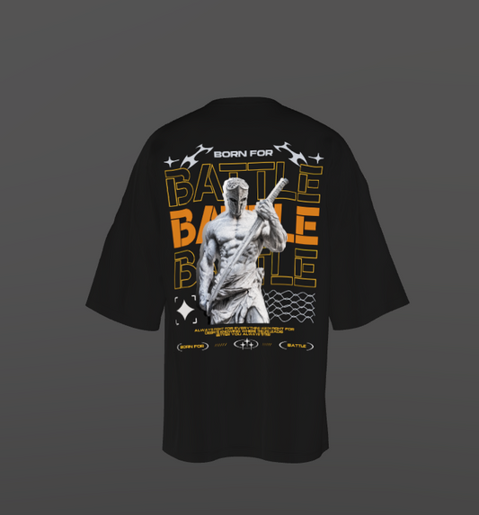 Tricou Oversized Battle Concept