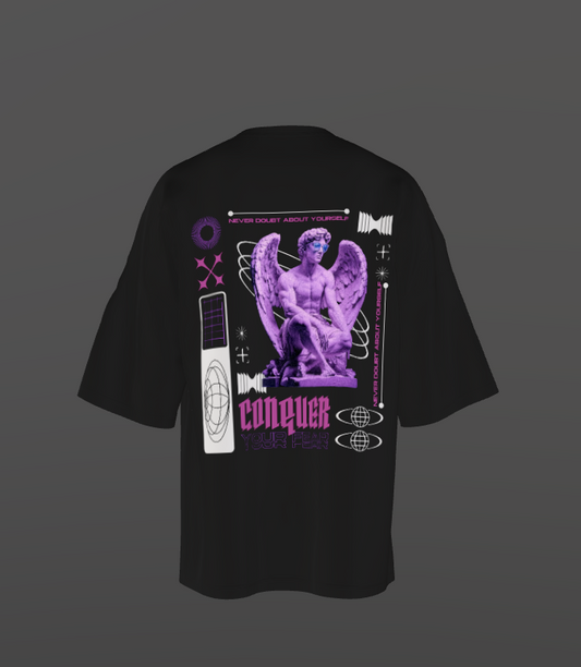 Tricou Oversized Conquer Concept