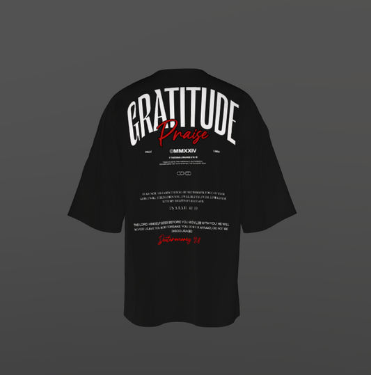 Tricou Oversized Gratitude  Concept