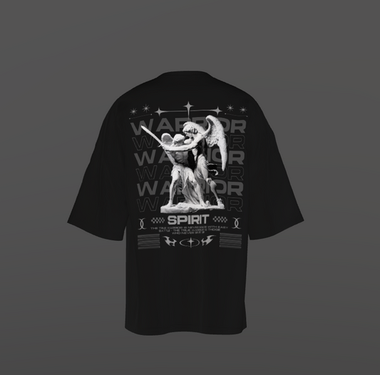 Tricou Oversized Warrior Concept