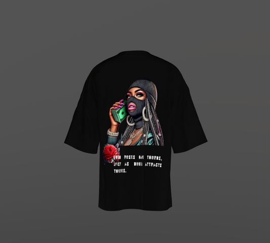 Tricou Oversized Bad Girl Concept