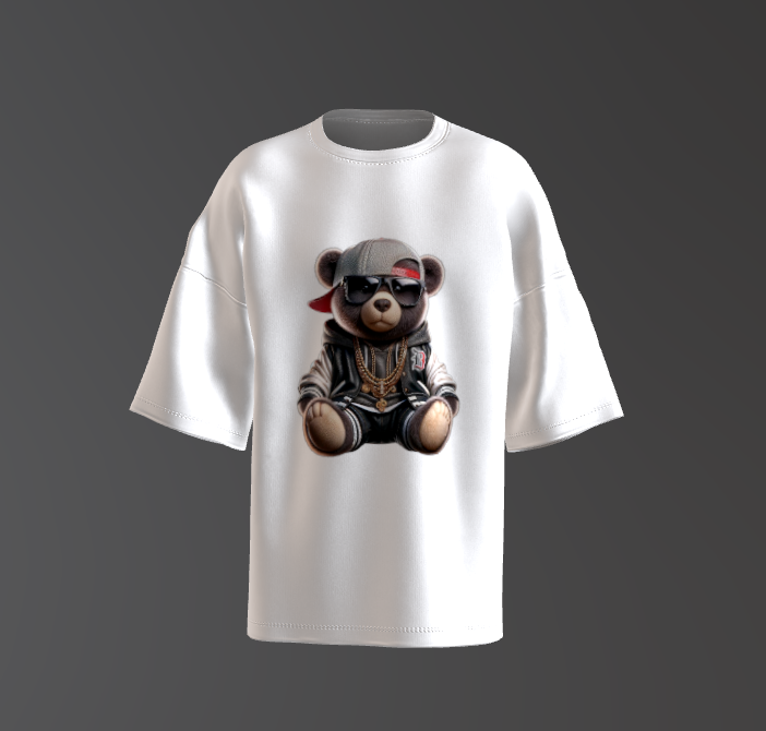 Tricou Oversized Urban Teddy Bear Concept 8