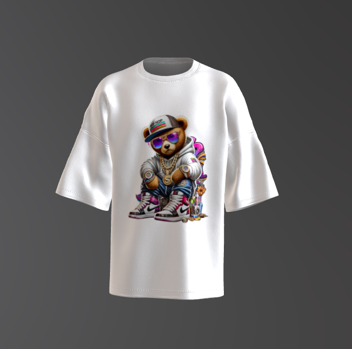 Tricou Oversized Urban Teddy Bear Concept 7