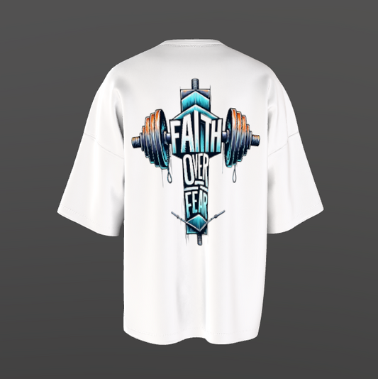 Tricou Oversized Faith Gym Concept