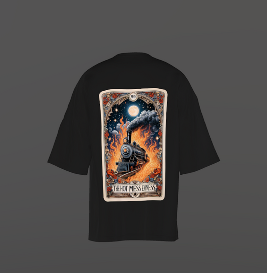 Tricou Oversized Hot Mess Concept