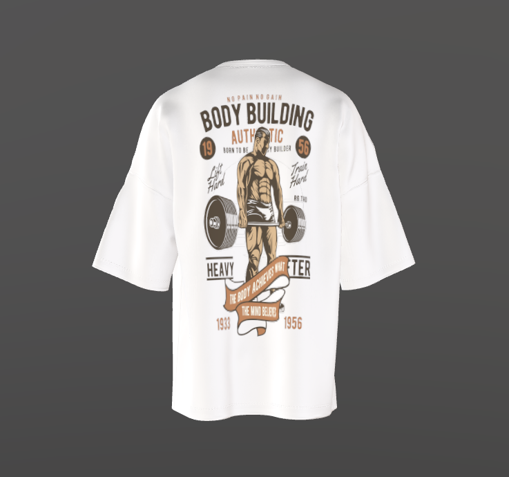 Tricou Oversized Old Gym Concept