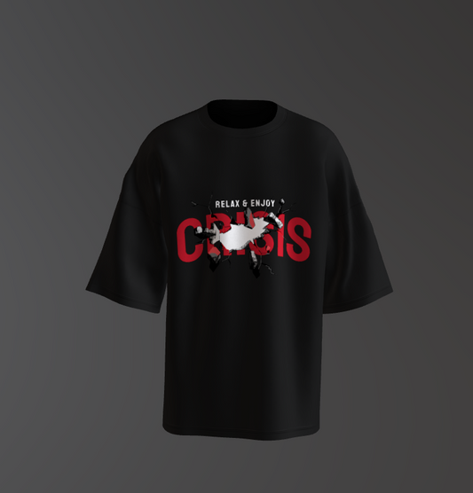 Tricou Oversized Crisis Concept